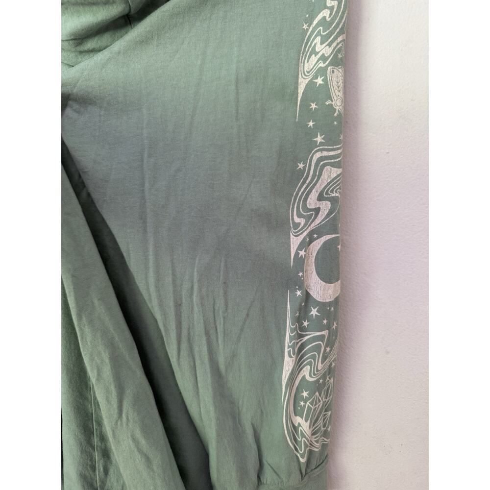 Torrid Magic Classic Fit Long Sleeve Hoodie Tee Green Women’s Size 5X - Picture 6 of 8